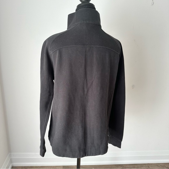 Sz 8 Lululemon Full Zip Mock Neck Sweatshirt in Black - Picture 7 of 7